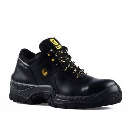 Zapato Pampa cuero flor C/P acero