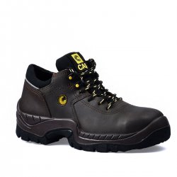 Zapato Pampa cuero flor C/P acero